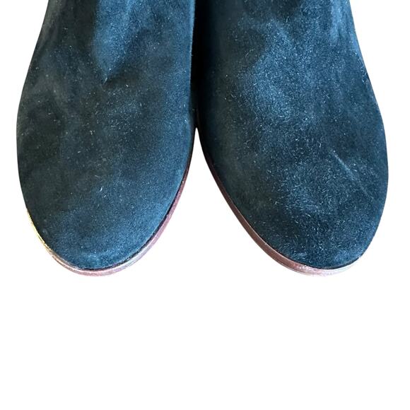 Sam Edelman Women's Petty Black Suede Bootie Side Zip - Size 5.5 - Picture 4 of 9